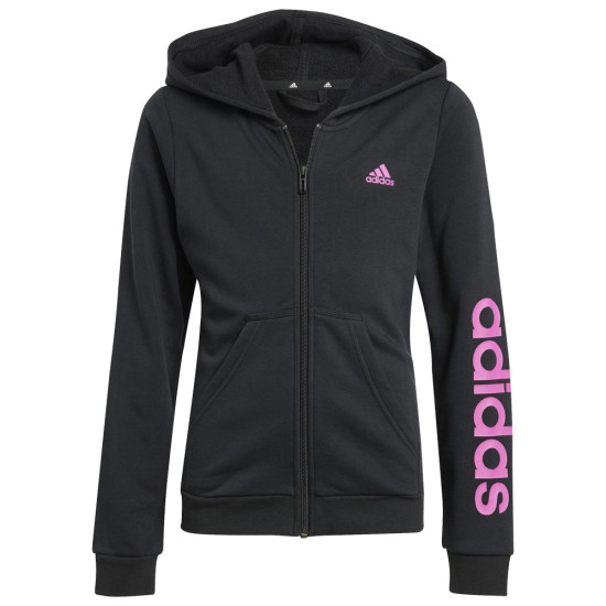 Adidas Παιδική ζακέτα G Linear Full-Zip Hoodie Adidas Παιδική ζακέτα G Linear Full-Zip Hoodie